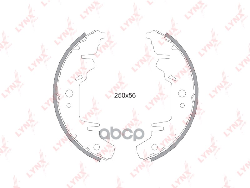 Колодки тормозные задние CHRYSLER Grand Voyager V 3.3 08> / Voyager III-IV 2.0-3.8 95-08  DODGE Cara LYNXauto арт. bs-4401