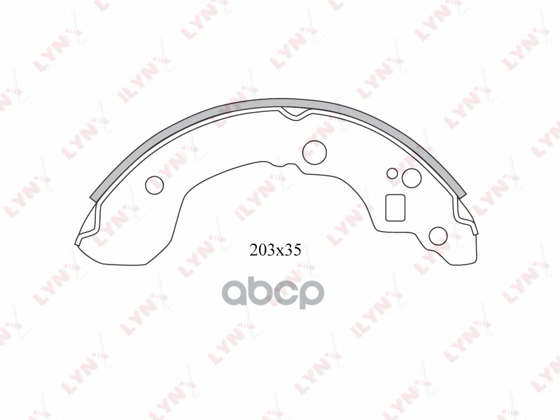Колодки Тормозные Задние Подходит Для Nissan Primera(P11) 1.8-2.0 96-99 Bs-5710 LYNXauto арт. BS-5710