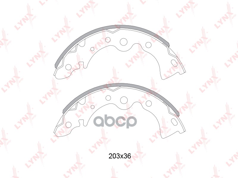 Колодки тормозные задние NISSAN Almera Classic 1.6 06> / Prarie 1.5-1.8 >87 / Sunny 1.6-1.8 00-03 / LYNXauto арт. bs-5716