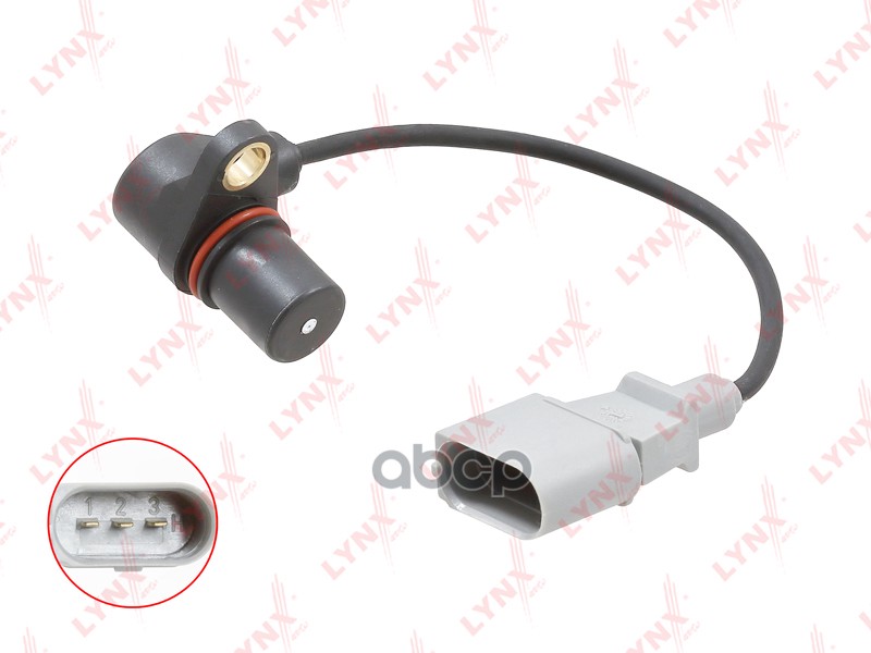Датчик положения коленчатого вала AUDI A3 8P 03-08 2.0  SKODA Octavia 1Z 04-09 2.0  VW Eos 06-08 2.0 LYNXauto арт. dm-3103