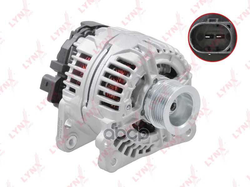 Генератор AUDI A2 1.4 00-05  SKODA Fabia 1.4  2.0 99-08 / Octavia I-II 1.4-2.0 96-13  VW Golf IV 1.4 LYNXauto арт. ea-1312