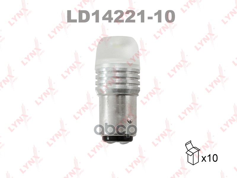 Лампа Светодиодная 12V P21/5W 21/5W Bay15d 12000K Lynxauto Led 1 Шт. Картон S25 Ld14221-10 LYNXauto арт. LD14221-10