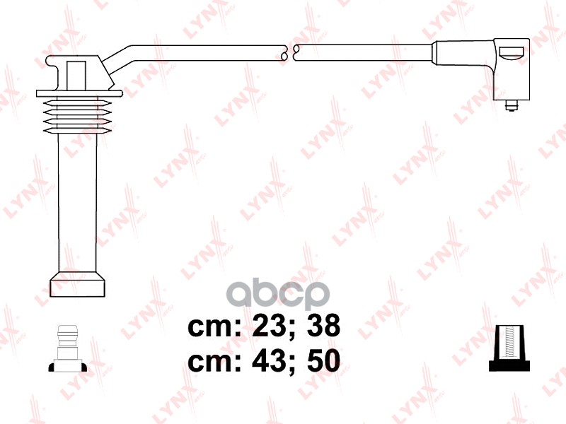 Провода высоковольтные FORD Focus 1 6-2 0 98> / Mondeo 1 6-2 0 96-00 LYNXauto арт. spc3011