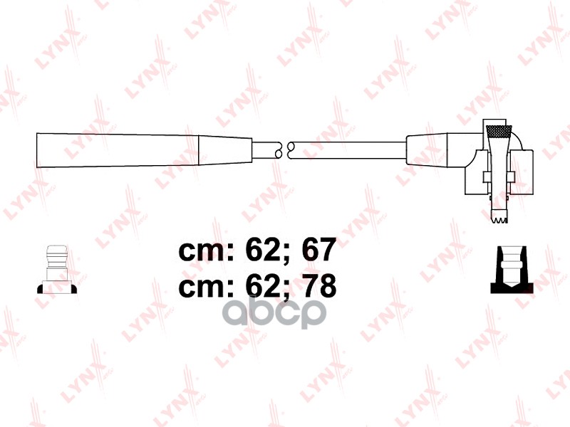 Комплект Высоковольтных Проводов (Класс E) LYNXauto арт. SPE5106