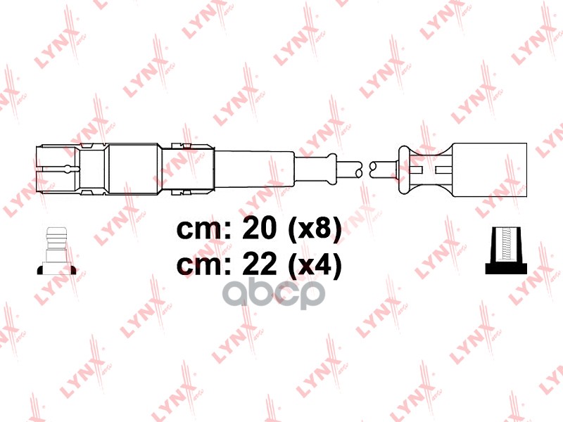 Провода высоковольтные MERCEDES-BENZ C(W202/W203/W208)/E(W210)/ML(W163) LYNXauto арт. spe5322