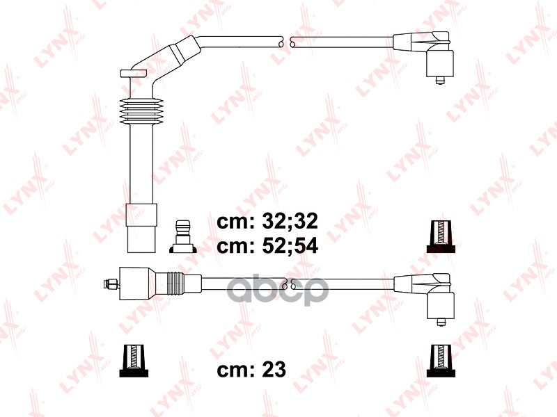 Провода высоковольтные OPEL Vectra A(C16NZ/C18NZ/C20NE) LYNXauto арт. spe5936