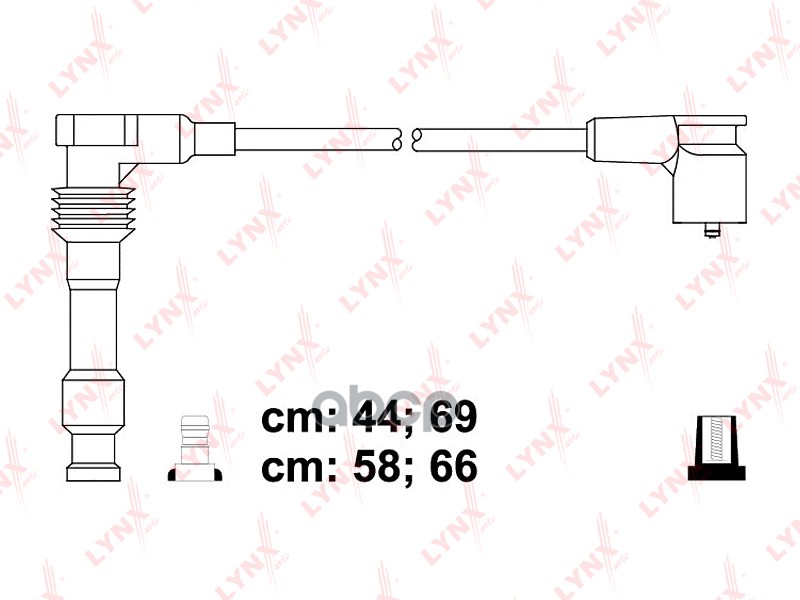 Провода высоковольтные OPEL Astra 1 4-2 0 92-01/Vectra A 2 0 16V 90-95/Vectra B 1 6 95> / Corsa 1 4- LYNXauto арт. spe8011