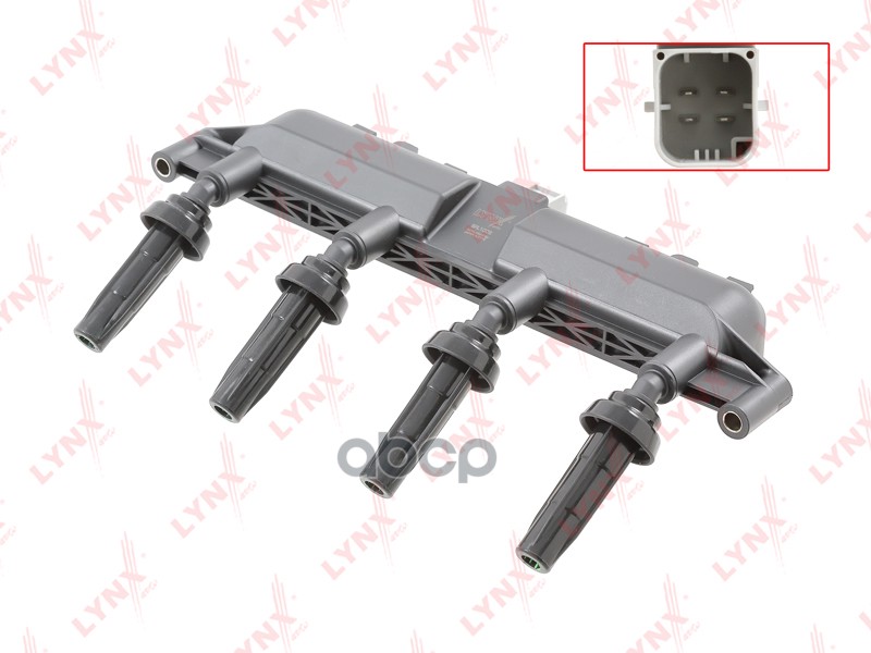 Катушка зажигания CITROEN Berlingo(MF) 1.1-1.4 96-08 / C2 1.1-1.4 03> / C3 I 1.1-1.4 02>  PEUGEOT 10 LYNXauto арт. spl1008