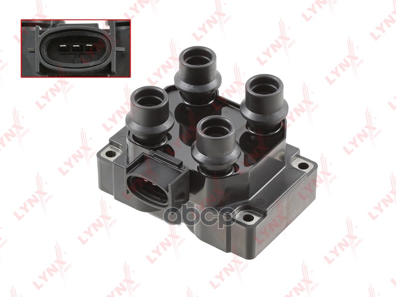Катушка зажигания FORD Escort IV-VII 1.3-1.8 88-98 / Fiesta III-IV 1.1-1.8 98-02 / Mondeo I-II 1.6-2 LYNXauto арт. spl1015
