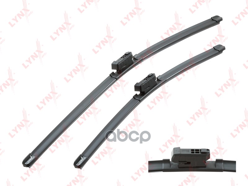 Щетка стеклоочистителя бескаркасная  комплект 600/450мм SKODA Octavia A7 [5E3] 12>  VOLKSWAGEN Caddy LYNXauto арт. xf6045b