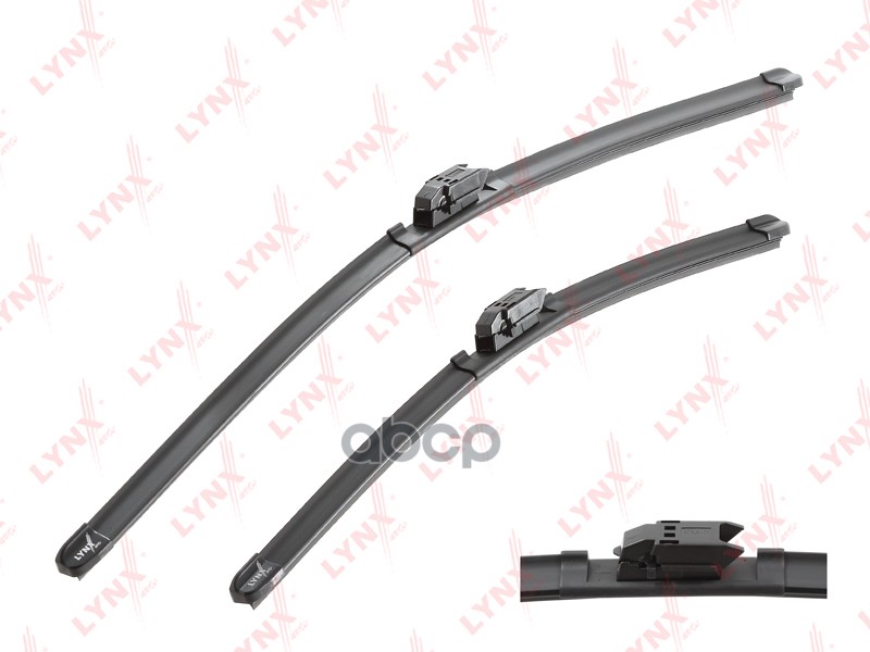 Щетка стеклоочистителя бескаркасная, комплект 600/450мм XF6045V LYNXauto арт. XF6045V
