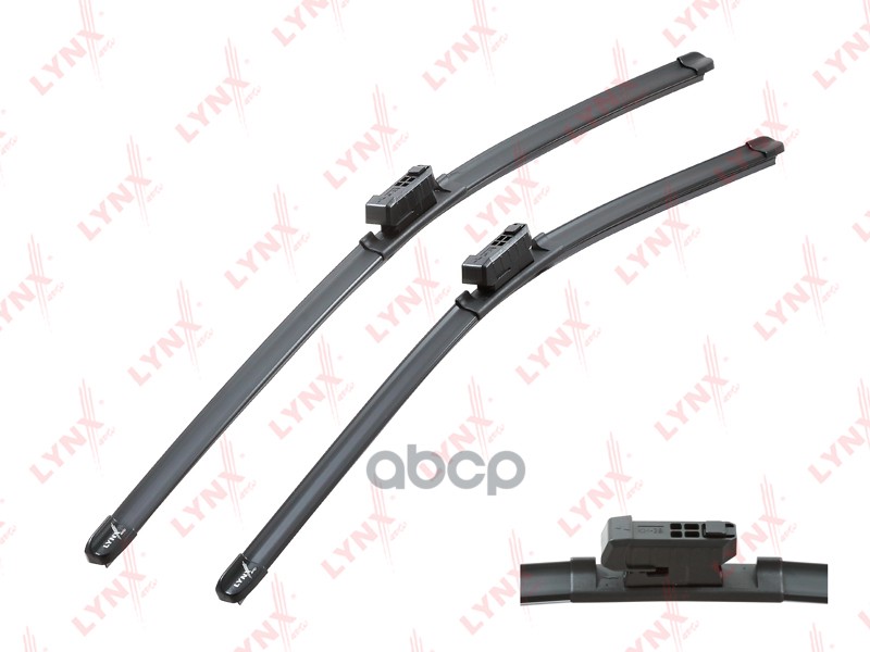 Щетка стеклоочистителя бескаркасная  комплект 600/530мм AUDI A7 Sportback [C7  4GA] 10>18 / Q3 [8UB LYNXauto арт. xf6053b