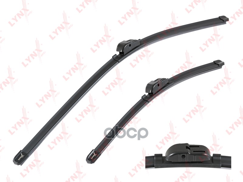 Щетка стеклоочистителя бескаркасная  комплект 650/430мм FORD Focus II 04-12  PEUGEOT 207 06> LYNXauto арт. xf6543s