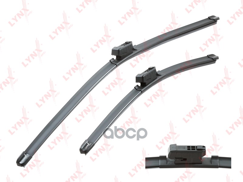 Щетка стеклоочистителя бескаркасная, комплект 650/450мм XF6545B LYNXauto арт. XF6545B