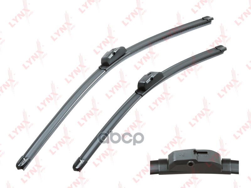 Щетка стеклоочистителя бескаркасная  комплект 650/500мм VOLVO S40 II [P11  544] 03>05 / V50 [P12  54 LYNXauto арт. xf6550s