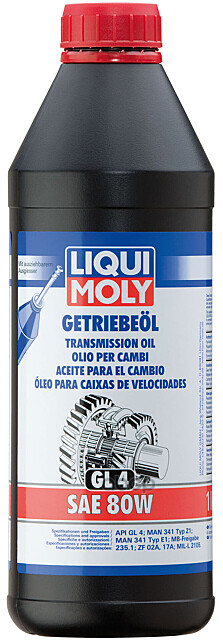 Масло Трансмиссионное Getriebeoil 80W (1 Л.) LIQUI MOLY арт. 1020