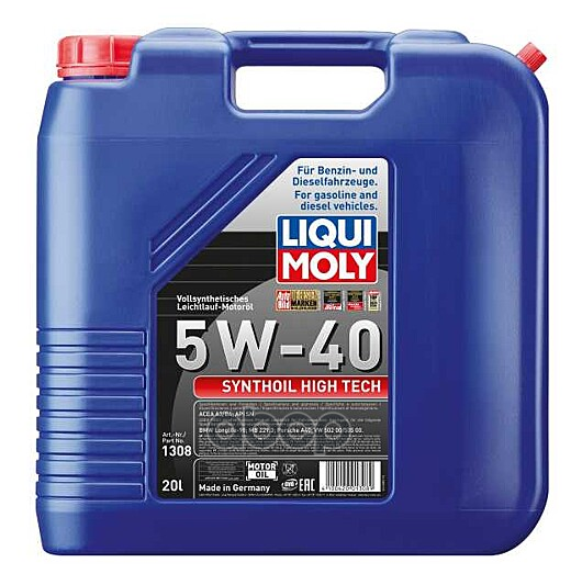 LIQUI MOLY Масло Мотор.син.api Smcf,Acea A3-04B4-04:Mb229.3,Bmw,Vw