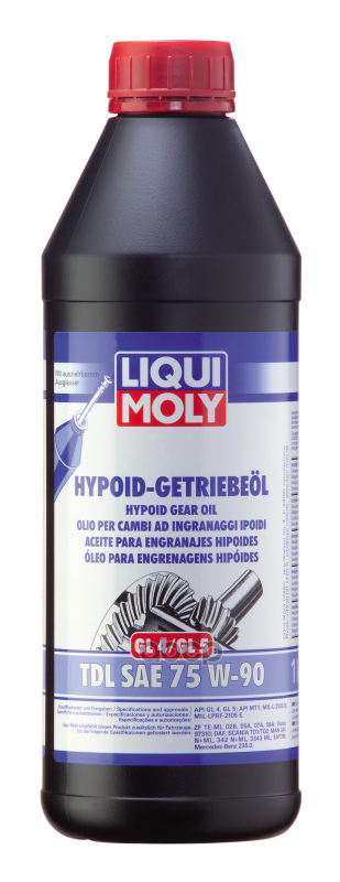 Трансмиссионное масло Hypoid-Getriebeoil TDL 75W-90 1л (3945) 1407 LIQUI MOLY арт. 1407
