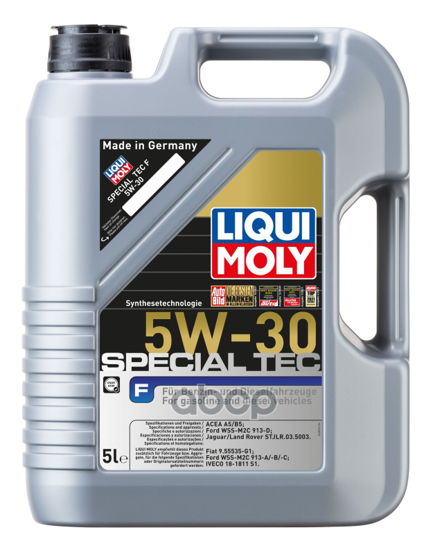 LIQUI MOLY Масло моторное синтетическое НС-Special Tec F 5W-30 A5/B5 5л (8064) 2326