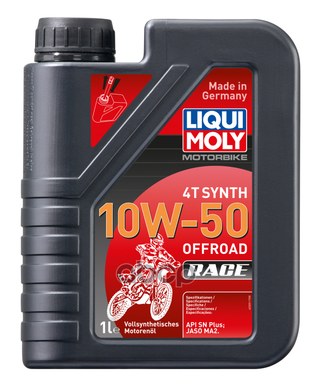Масло моторное LIQUI MOLY Synth Offroad Race 10W-50 синтетическое 1 л 3051 LIQUI MOLY арт. 3051