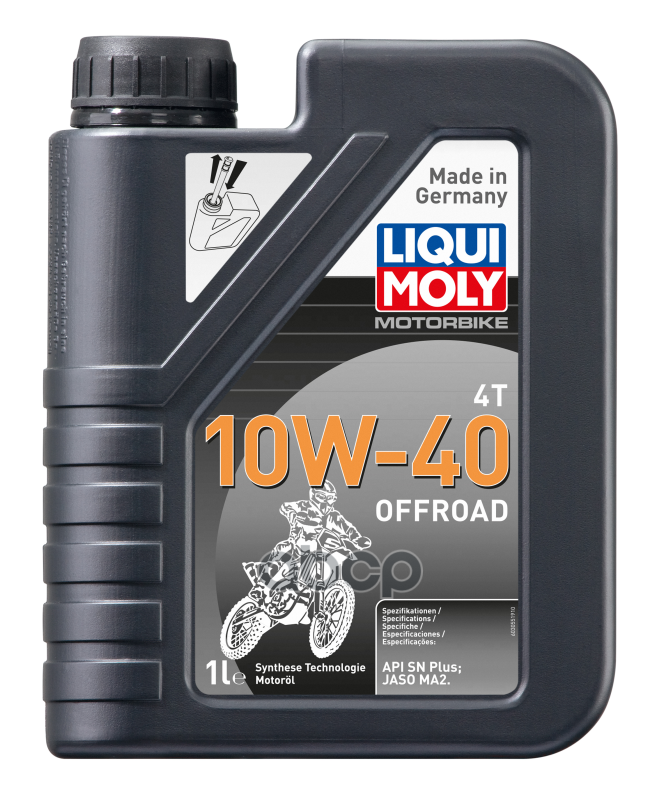 Масло моторное LIQUI MOLY Motorbike 4T Ofroad 10W-40 синтетическое 1 л 3055 LIQUI MOLY арт. 3055