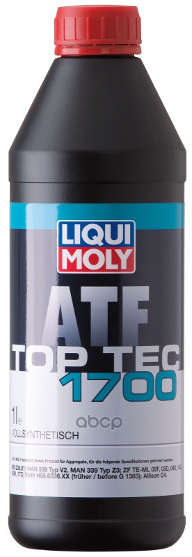 Масло Трансм. Top Tec Atf 1700 (1 Л.) LIQUI MOLY арт. 3663