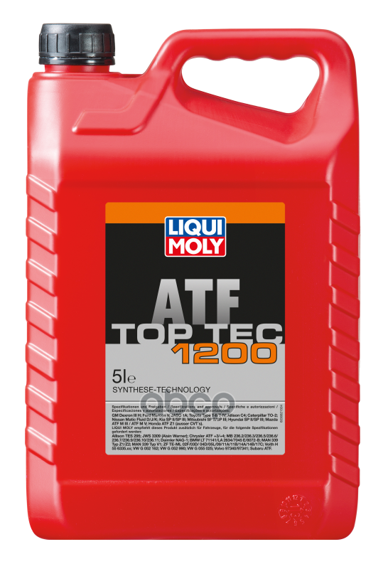 Масло Трансмиссионное Синтетическое Top Tec Atf 1200 5Л LIQUI MOLY арт. 3682