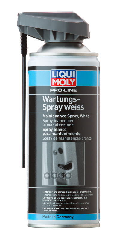 7387 Liquimoly Грязеотталкивающая Белая Смазка Pro-Line Wartungs-Spray Weiss (0,4Л) LIQUI MOLY арт. 7387