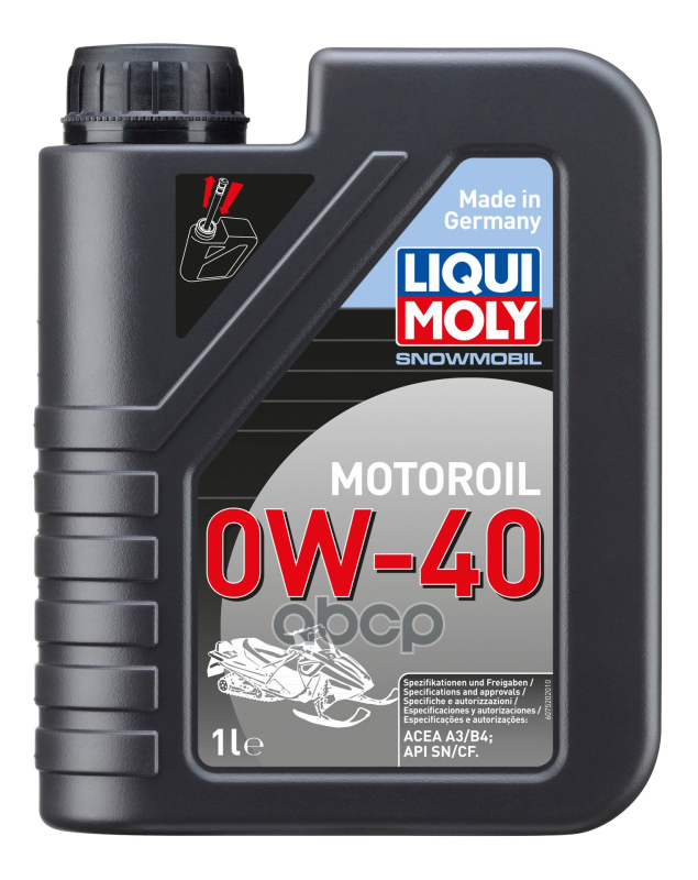 LIQUI MOLY Масло моторное LIQUI MOLY Snowmobil 0W-40 синтетическое 1 л 7520