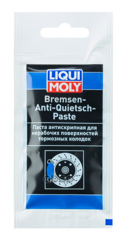 Синт.смазка д/торм.сист. Bremsen-Anti-Quietsch-Paste (0,01кг) 7585 LIQUI MOLY арт. 7585