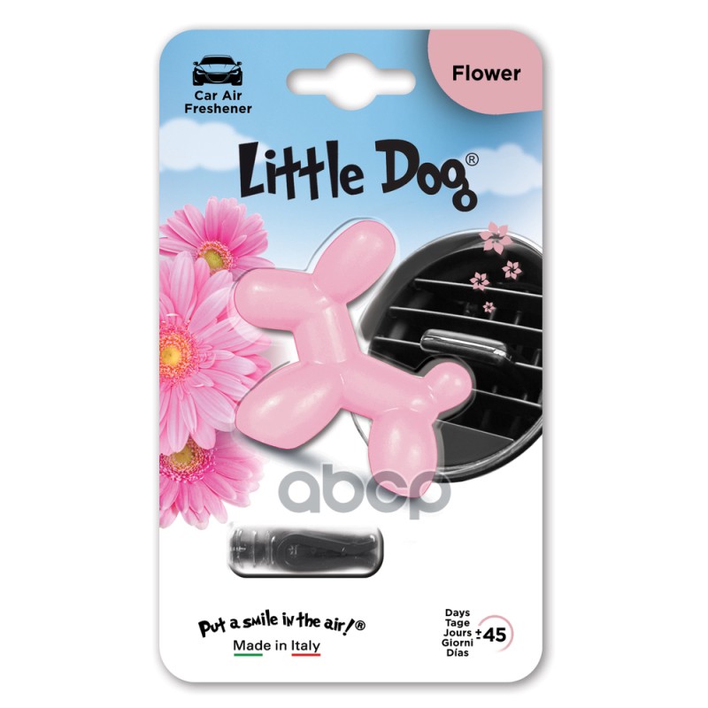 Ароматизатор На Дефлектор Little Dog Flower (Цветок) Little Dog Ed1313 Little Dog арт. ED1313