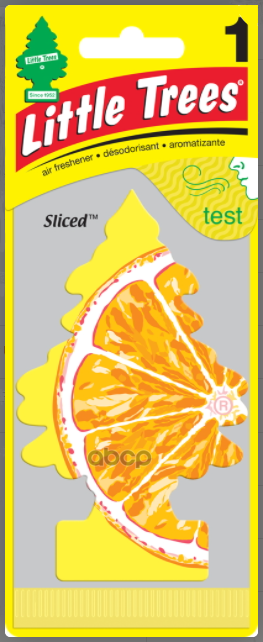 Ароматизатор Елочка Сочный Цитрус США 17332 Car-Freshner U1P-17332-RUSS Little Trees арт. U1P-17332-RUSS