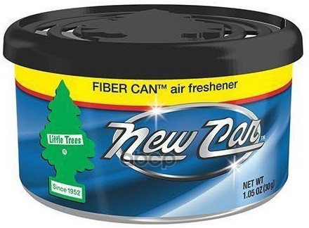 Ароматизатор в баночке Fiber Can Новая машина (New Car Scent) Car-Freshner UFC-17889-24 Little Trees арт. UFC-17889-24