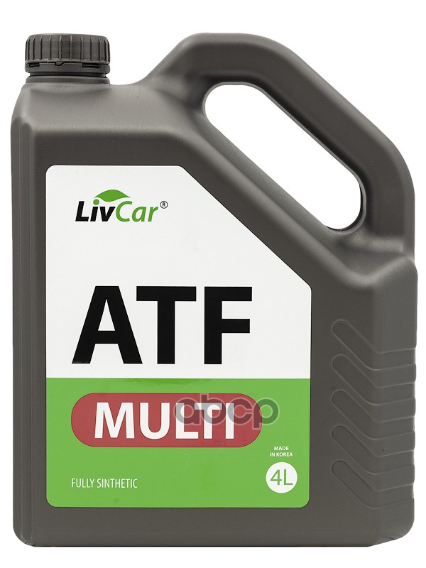 Масло трансмиссионное LIVCAR MULTI ATF (4л) LC0405ATF-004 LivCar арт. LC0405ATF-004