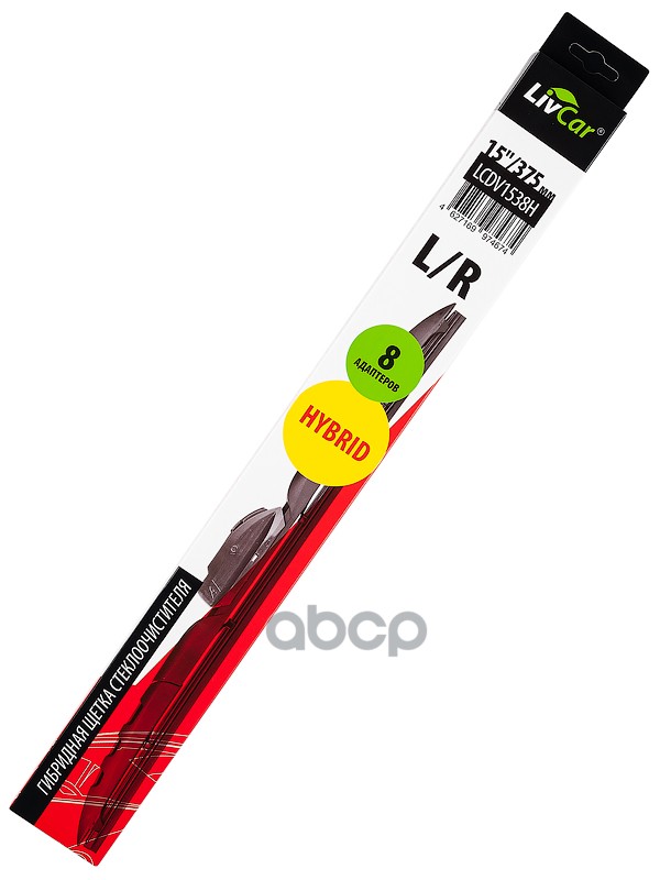 Щетка Стеклоочистителя Гибридная Livcar Hybrid  15''/375 Мм LivCar арт. lcdv1538h
