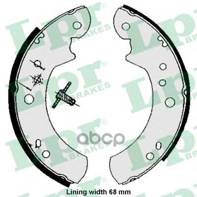 Колодки Барабанные Lpr арт. 05060