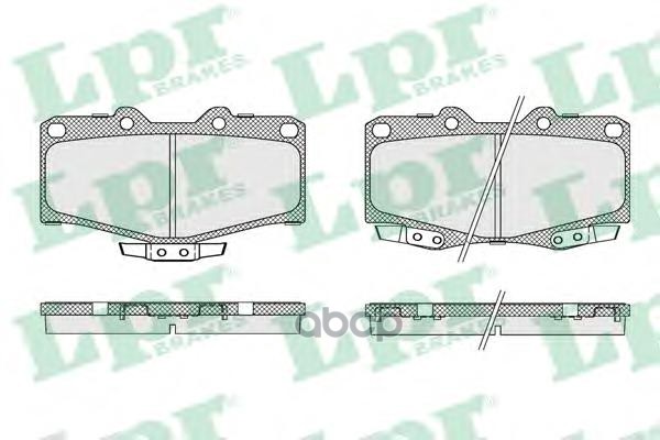 Колодки тормозные дисковые Lpr арт. 05P058