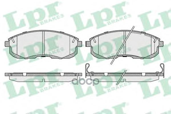 Комплект тормозных колодок 05P090 Lpr арт. 05P090