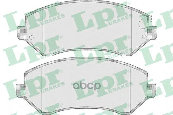 Комплект тормозных колодок 05P1005 Lpr арт. 05P1005