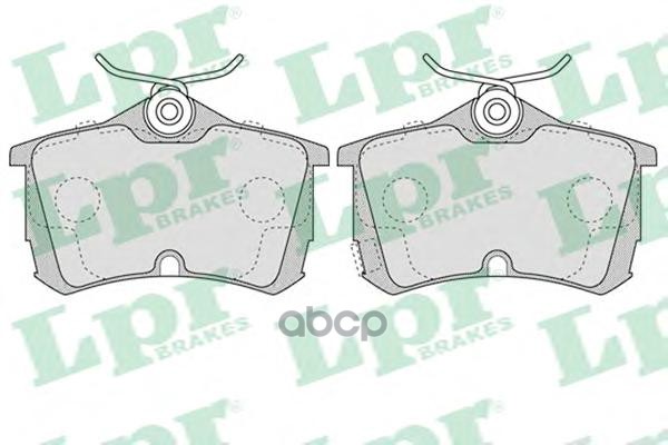 Колодки тормозные дисковые Lpr арт. 05P1037