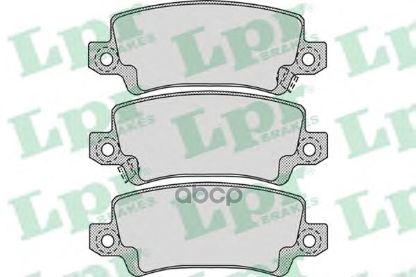 Комплект тормозных колодок 05P1068 Lpr арт. 05P1068