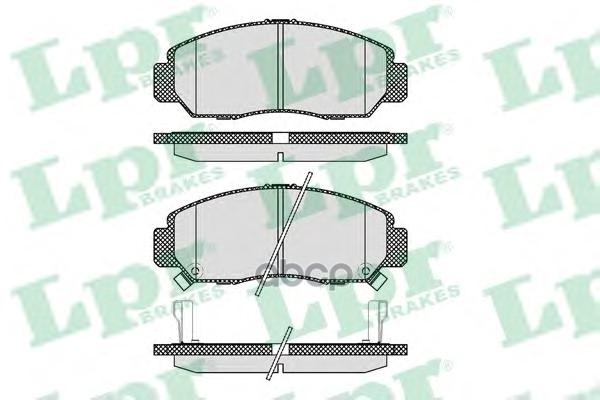 Колодки тормозные дисковые Lpr арт. 05P1071