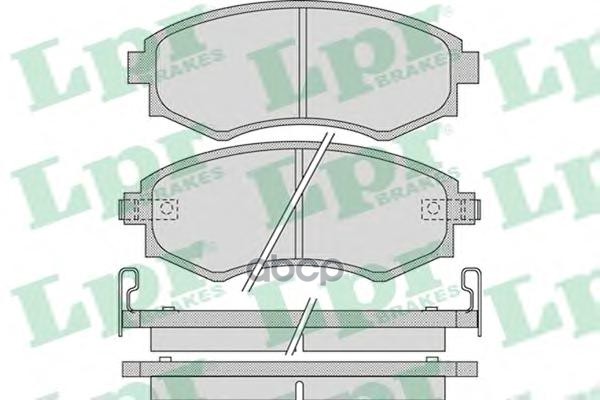Колодки тормозные дисковые Lpr арт. 05P1097