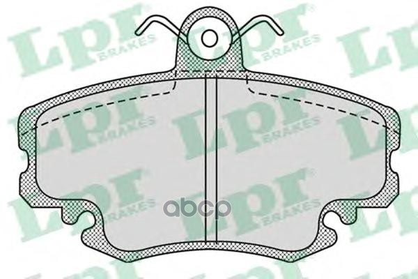 Комплект тормозных колодок 05P1107 Lpr арт. 05P1107