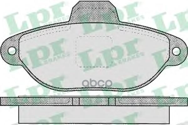 Колодки тормозные дисковые Lpr арт. 05P1191