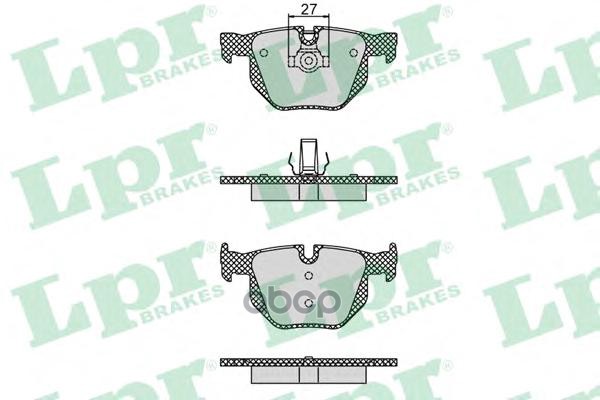 Комплект тормозных колодок 05P1194 Lpr арт. 05P1194