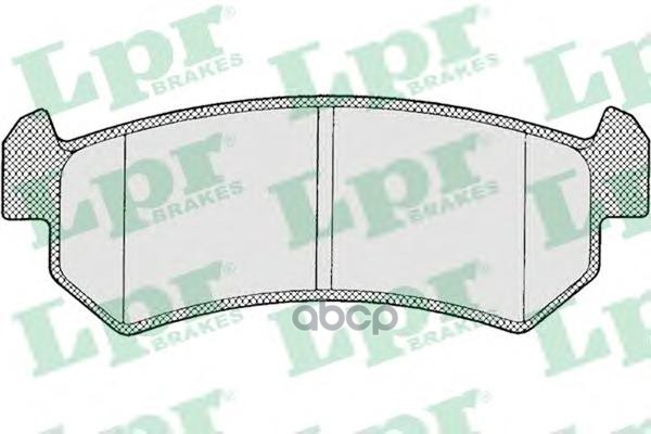 Комплект тормозных колодок CHEVROLET LACETTI 07-/DAEWOO NUBIRA 05P1199 Lpr арт. 05P1199