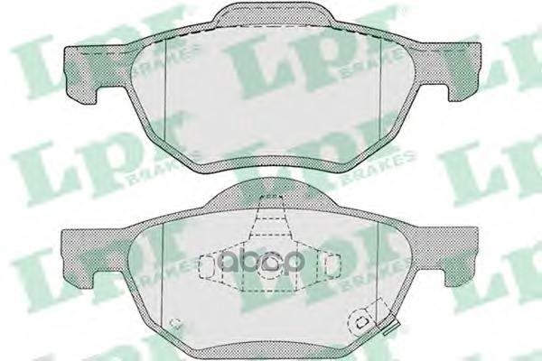 Колодки тормозные дисковые Lpr арт. 05P1211