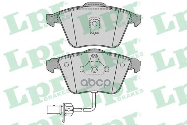 Колодки тормозные дисковые Lpr арт. 05P1230