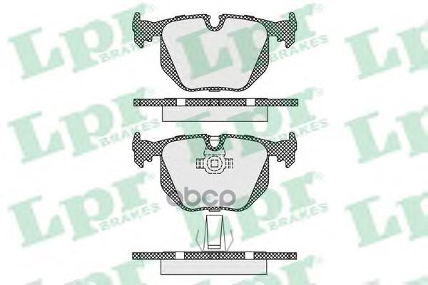 Комплект тормозных колодок 05P1231 Lpr арт. 05P1231